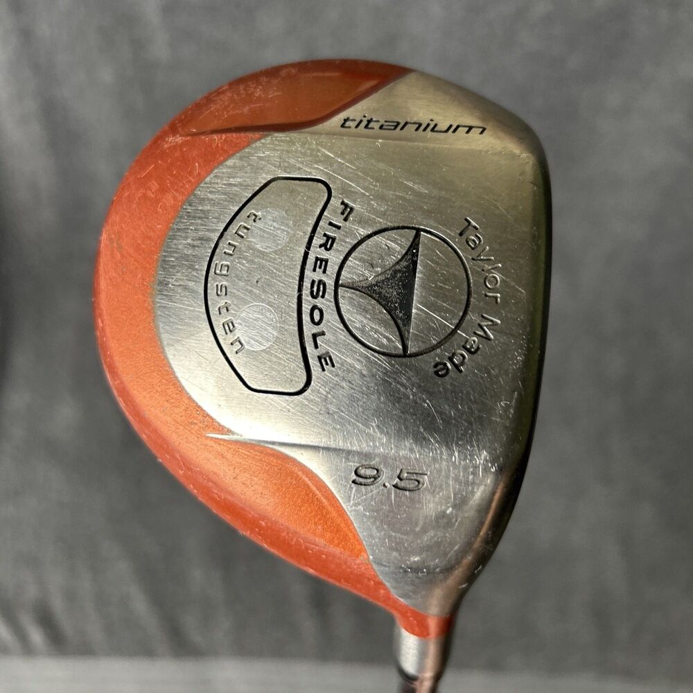 Taylor Made Fire Sole Titanium Driver 9.5°R Flex Bubble Shaft Graphite RH